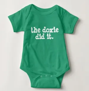 The Doxie Did It | One Piece Baby Onesie