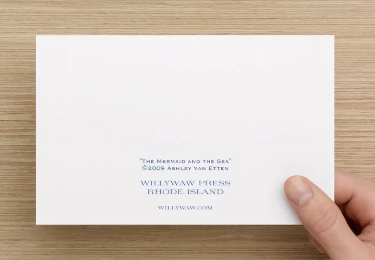 The Mermaid and the Sea Card