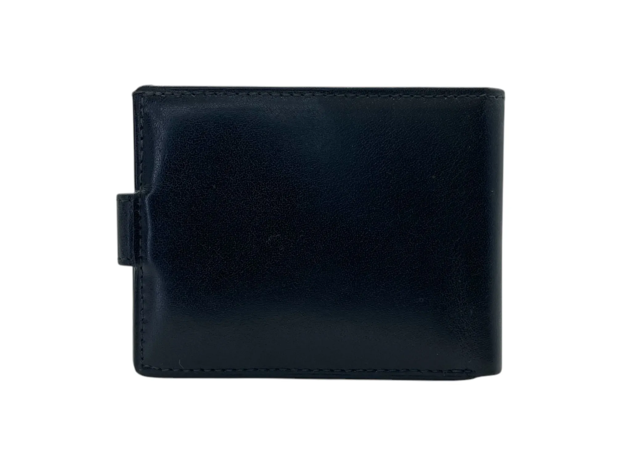 Top Grain Slim & Compact Leather  Billfold Wallet # 1609 [LOOP]
