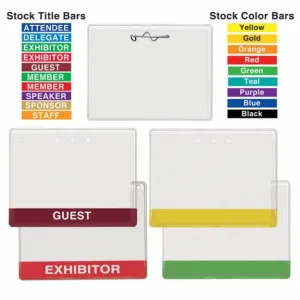 Top Loading I.D. Card Holders