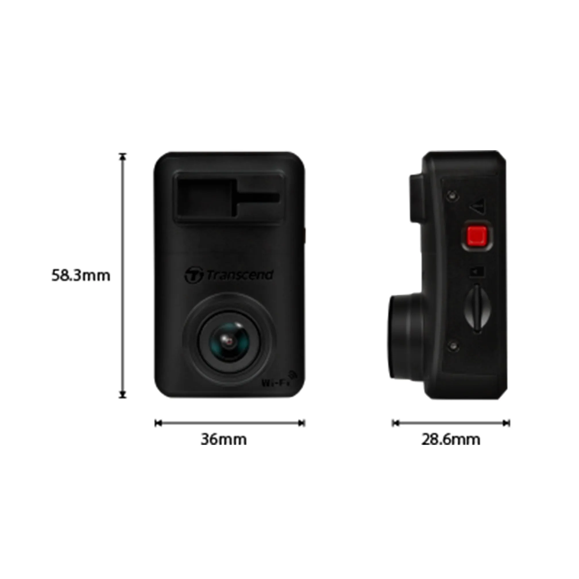 Transcend DrivePro DP10A 1440P 2K QHD 64GB
