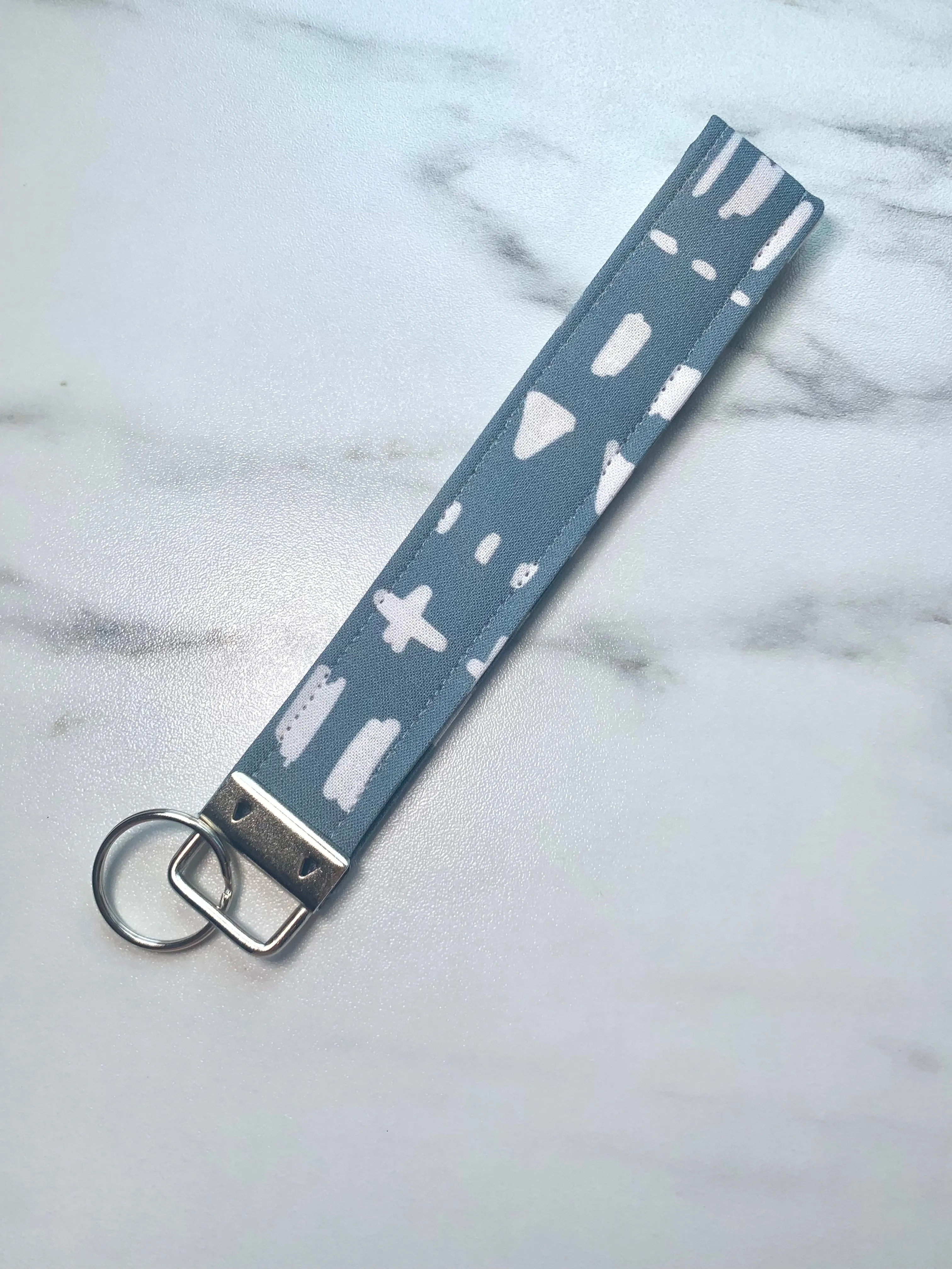 tribal blue key fob