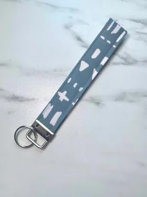 tribal blue key fob
