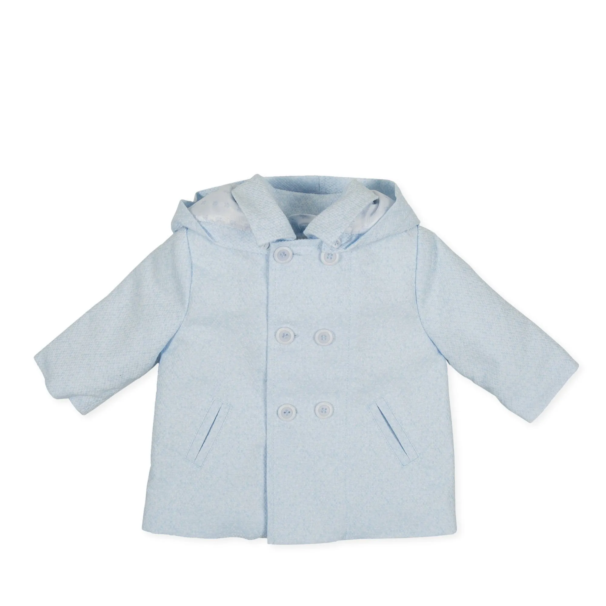 Tutto Piccolo Blue 'Pixels' Coat