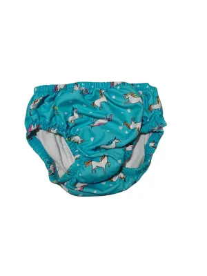 Unicorn swim diaper size 6-12m