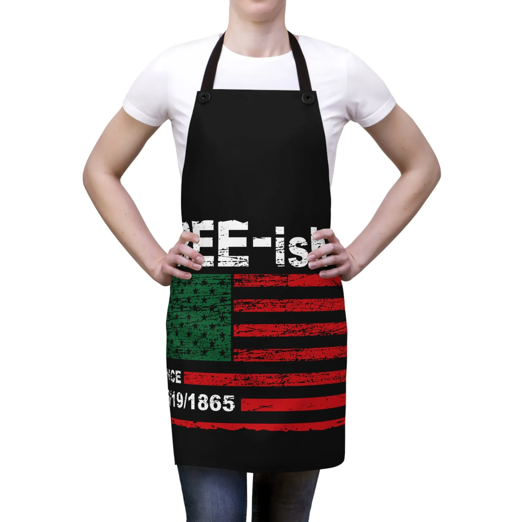 UNISEX JUNTEENTH FREEISH APRON
