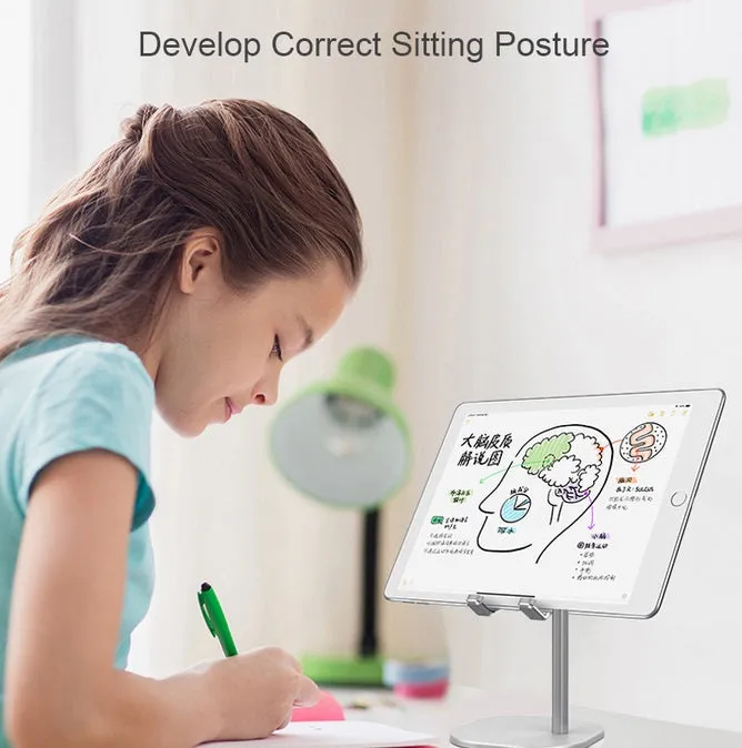 Universal Desk Telescopic Cell Phone Holder Stand For Mobile Phone/Tablet Desktop Cellphone Holder for iphone ipad xiaomi Stand Universal Bracket Standard silver