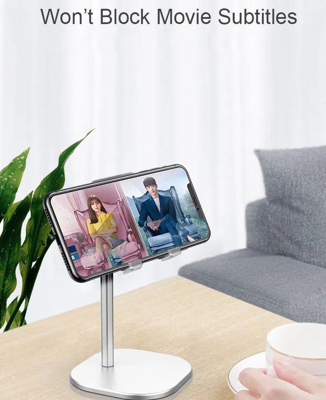 Universal Desk Telescopic Cell Phone Holder Stand For Mobile Phone/Tablet Desktop Cellphone Holder for iphone ipad xiaomi Stand Universal Bracket Standard silver