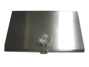 Uruguay Map Shape and Flag Design Business Card Holder
