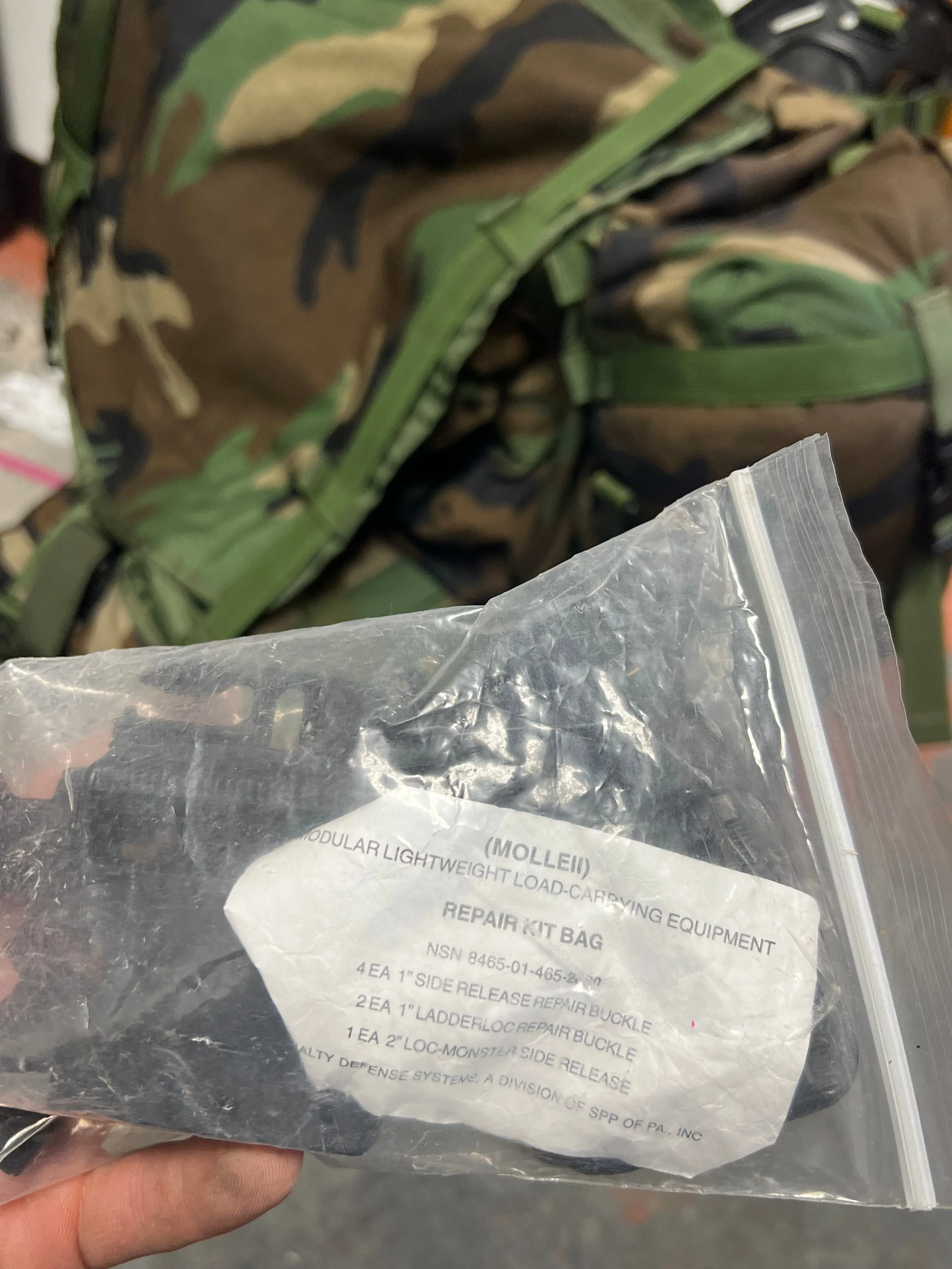 USGI MOLLE-ii M81 Rucksack and Components - Used
