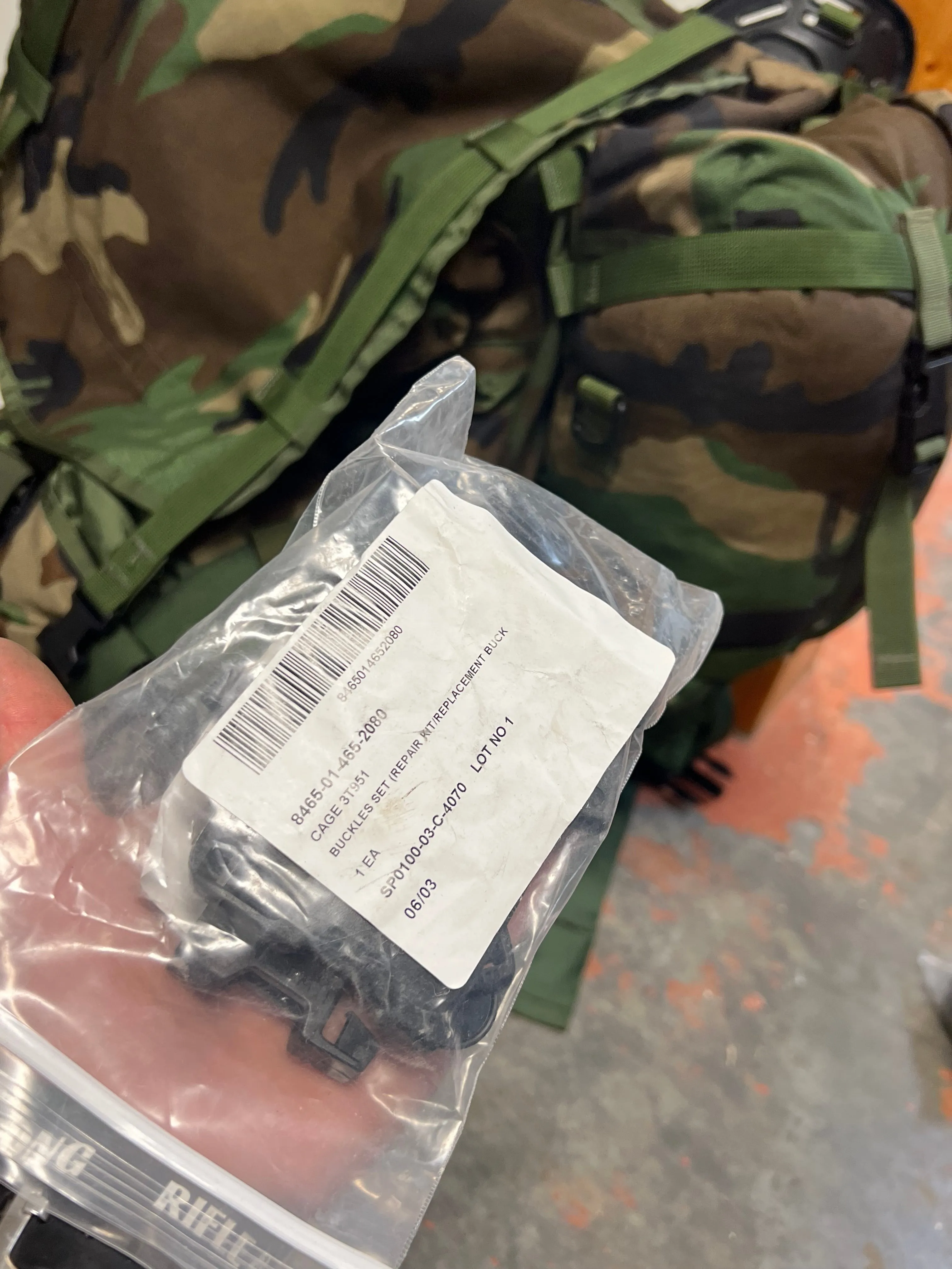 USGI MOLLE-ii M81 Rucksack and Components - Used