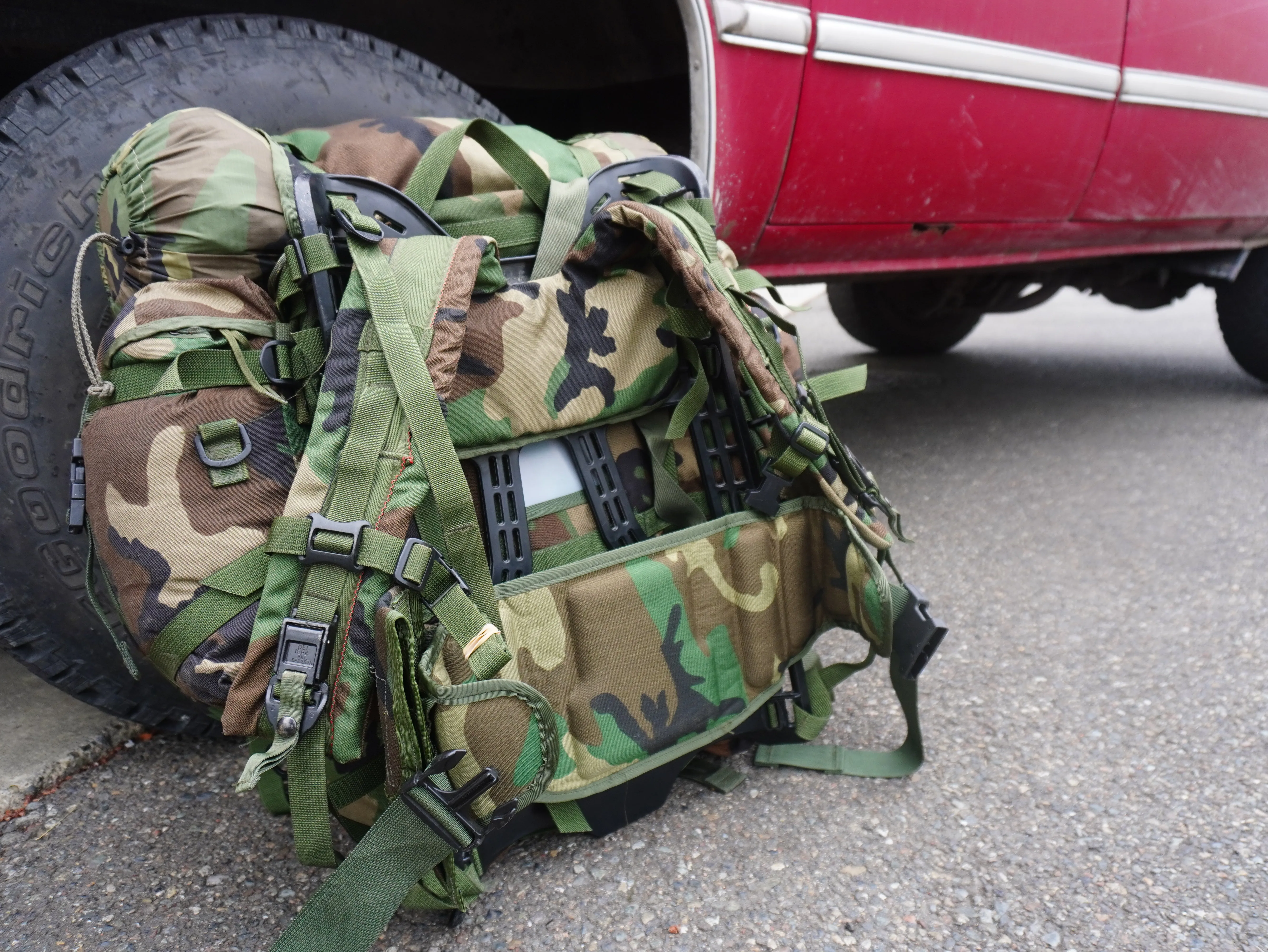 USGI MOLLE-ii M81 Rucksack and Components - Used