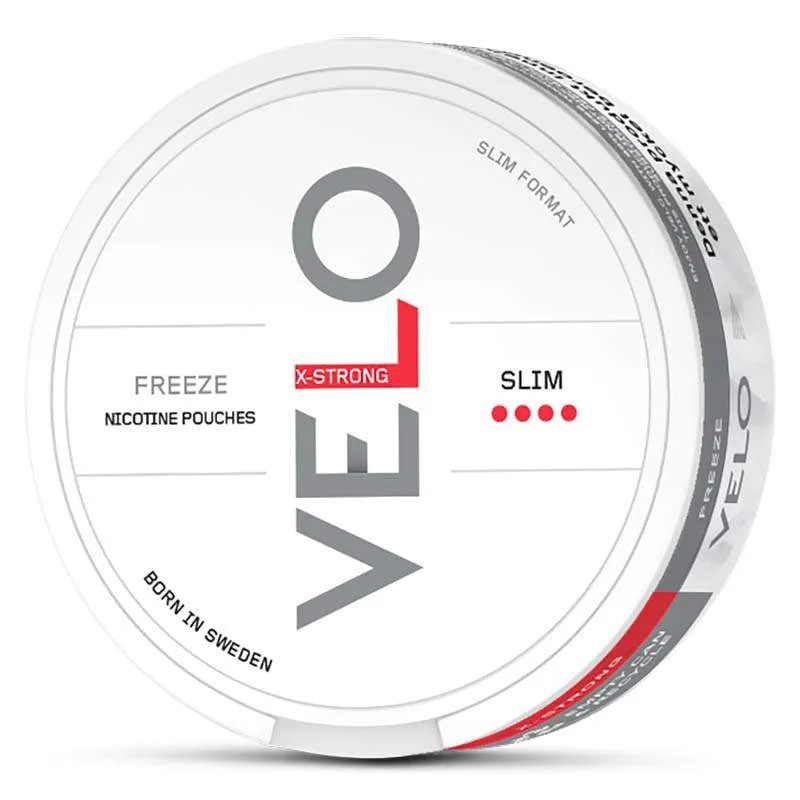 Velo Mighty Peppermint (Freeze X-Strong) Nicotine Pouches (20Pcs/Can)