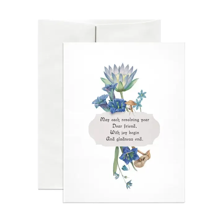 Victorian Poetry Card, multiple styles