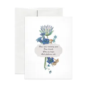 Victorian Poetry Card, multiple styles