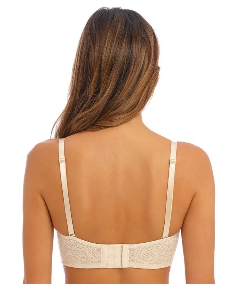 Wacoal Halo Lace Strapless Bra 2 Pack - Nude/Black