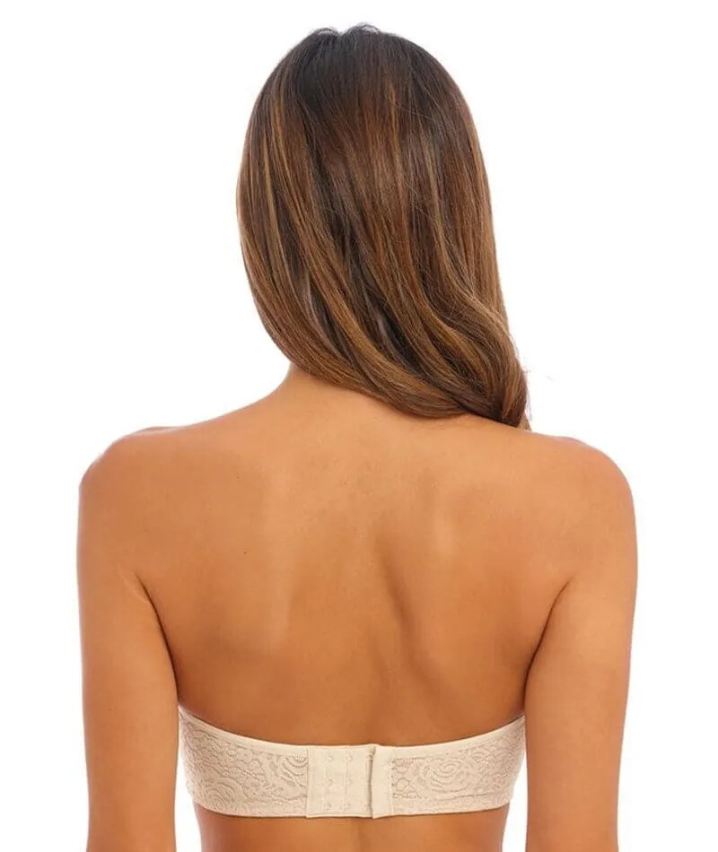 Wacoal Halo Lace Strapless Bra 2 Pack - Nude/Black