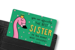 Wallet Card / Best Sister