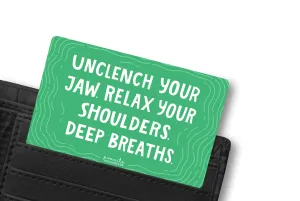 Wallet Card / Deep Breaths