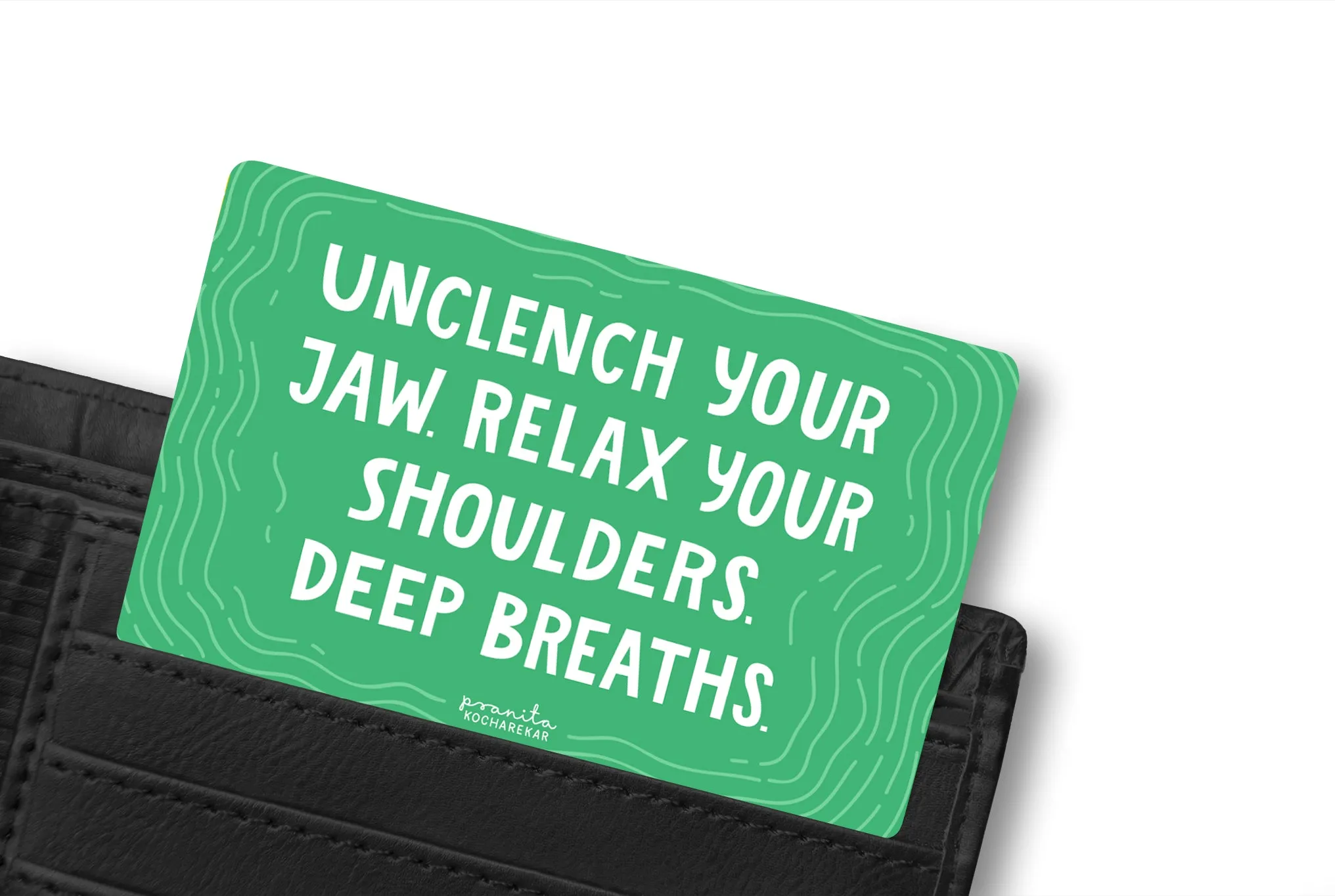 Wallet Card / Deep Breaths