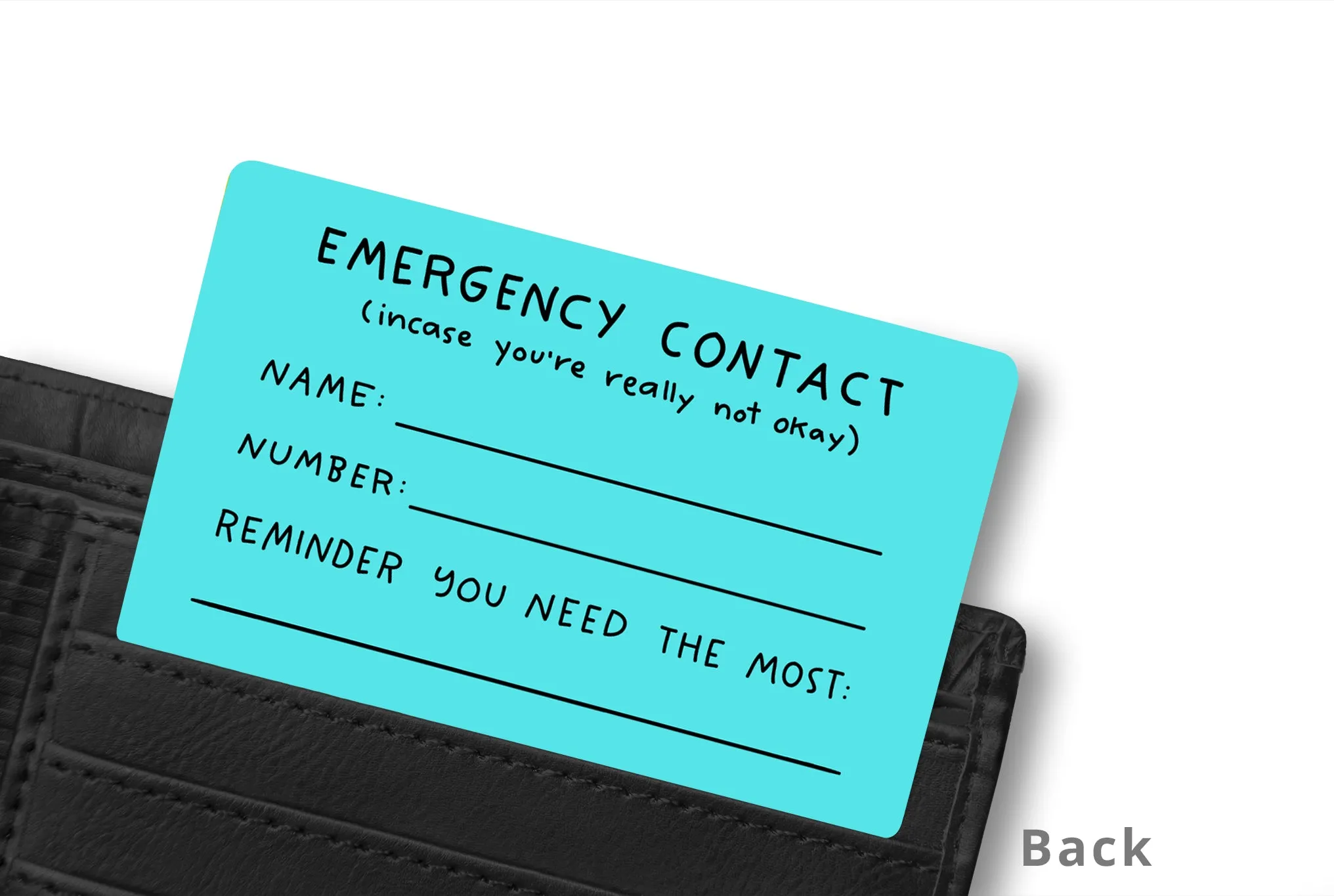 Wallet Card / Deep Breaths