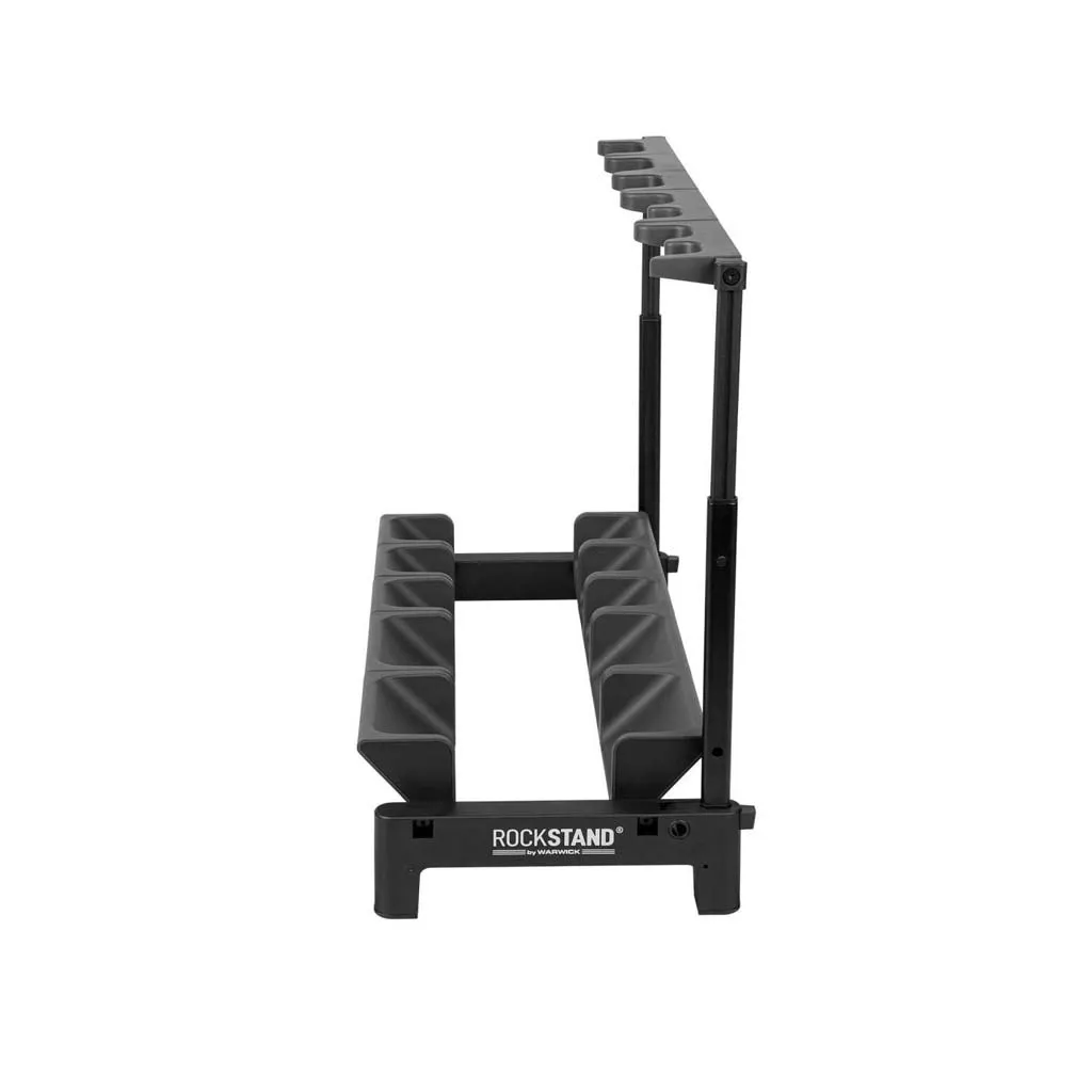 Warwick RockStand Modular Multiple 2A3E Acoustic/Electric/Bass Guitar Rack Stand, Black