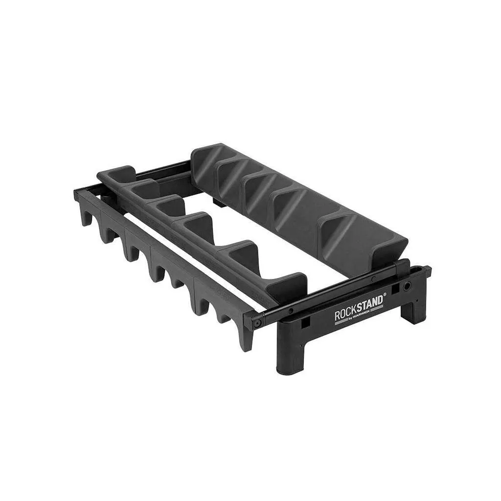 Warwick RockStand Modular Multiple 2A3E Acoustic/Electric/Bass Guitar Rack Stand, Black