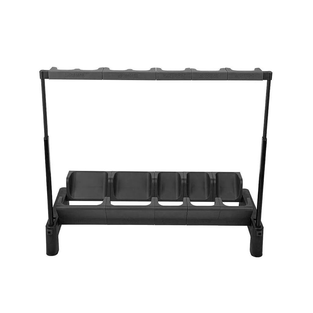 Warwick RockStand Modular Multiple 2A3E Acoustic/Electric/Bass Guitar Rack Stand, Black
