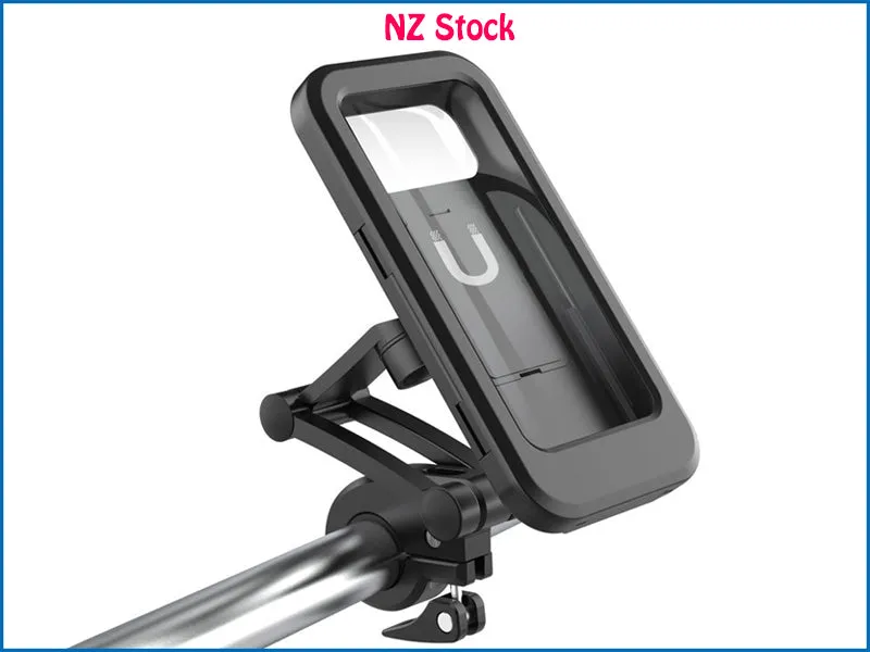 Waterproof Cycle Scooter Motorcycle Handlebar Mount Mobile Phone Holder Bracket