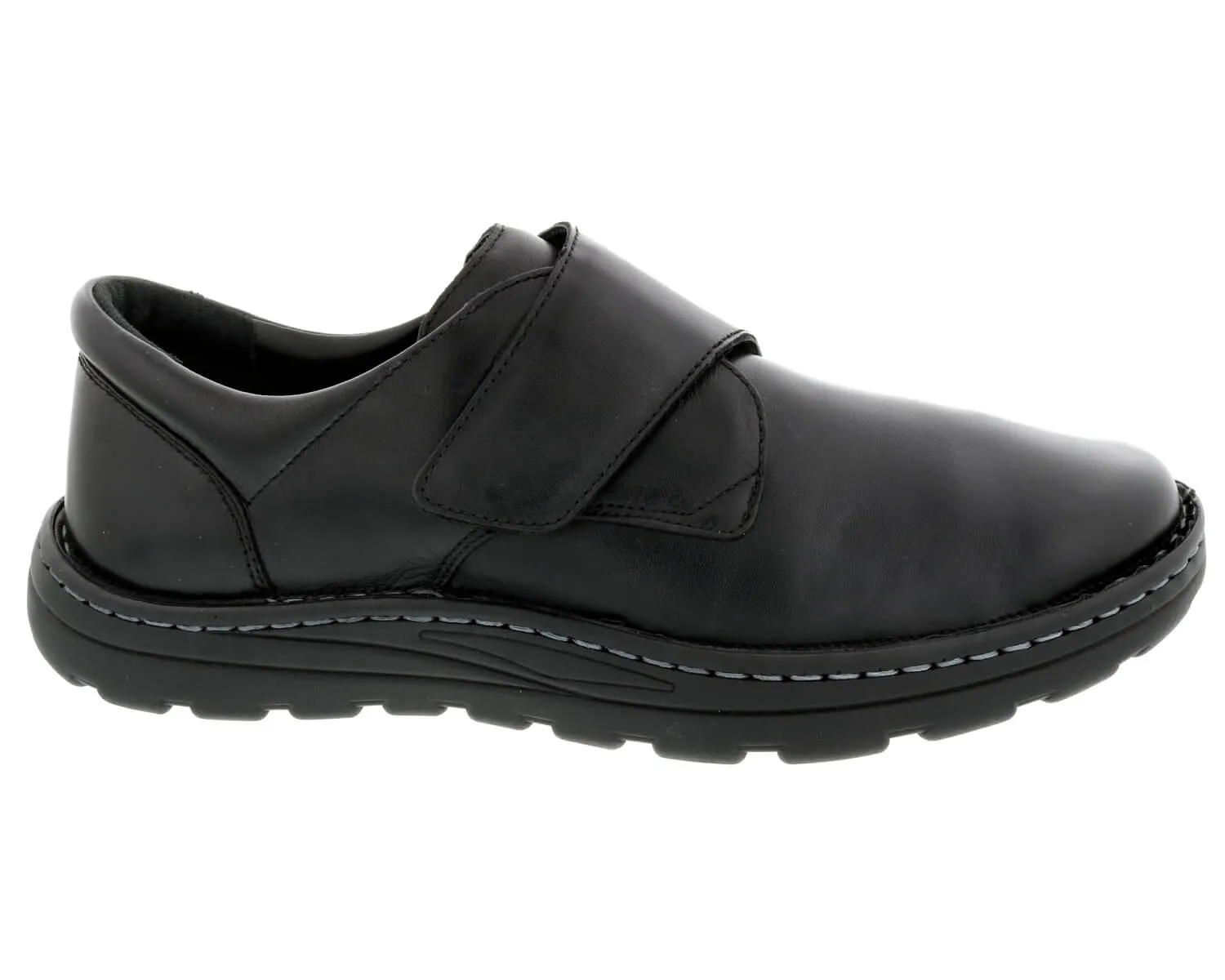 WATSON Black Stretch Leather