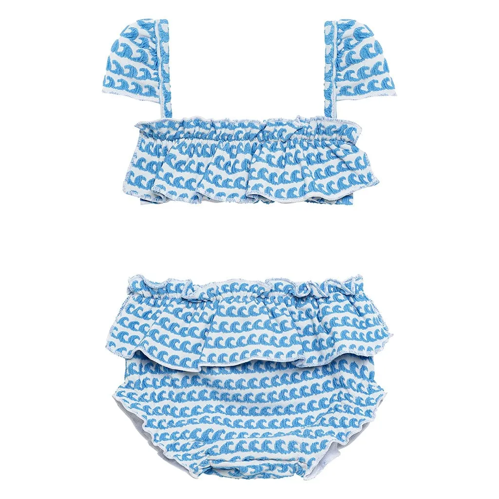 Wave Repeat Mini Cabana Bikini Set
