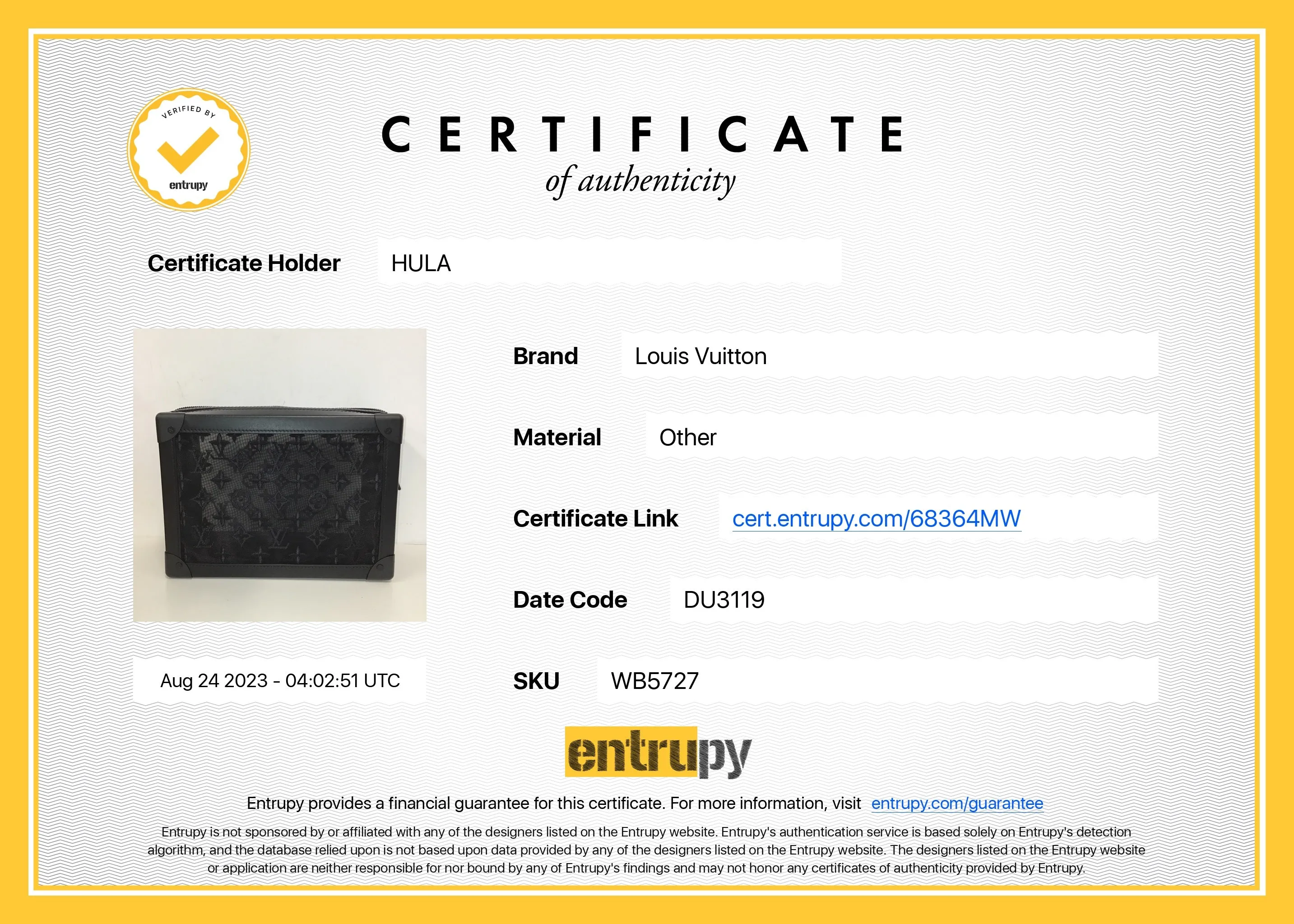 [WB5727] Louis Vuitton | Cross-Body Bag