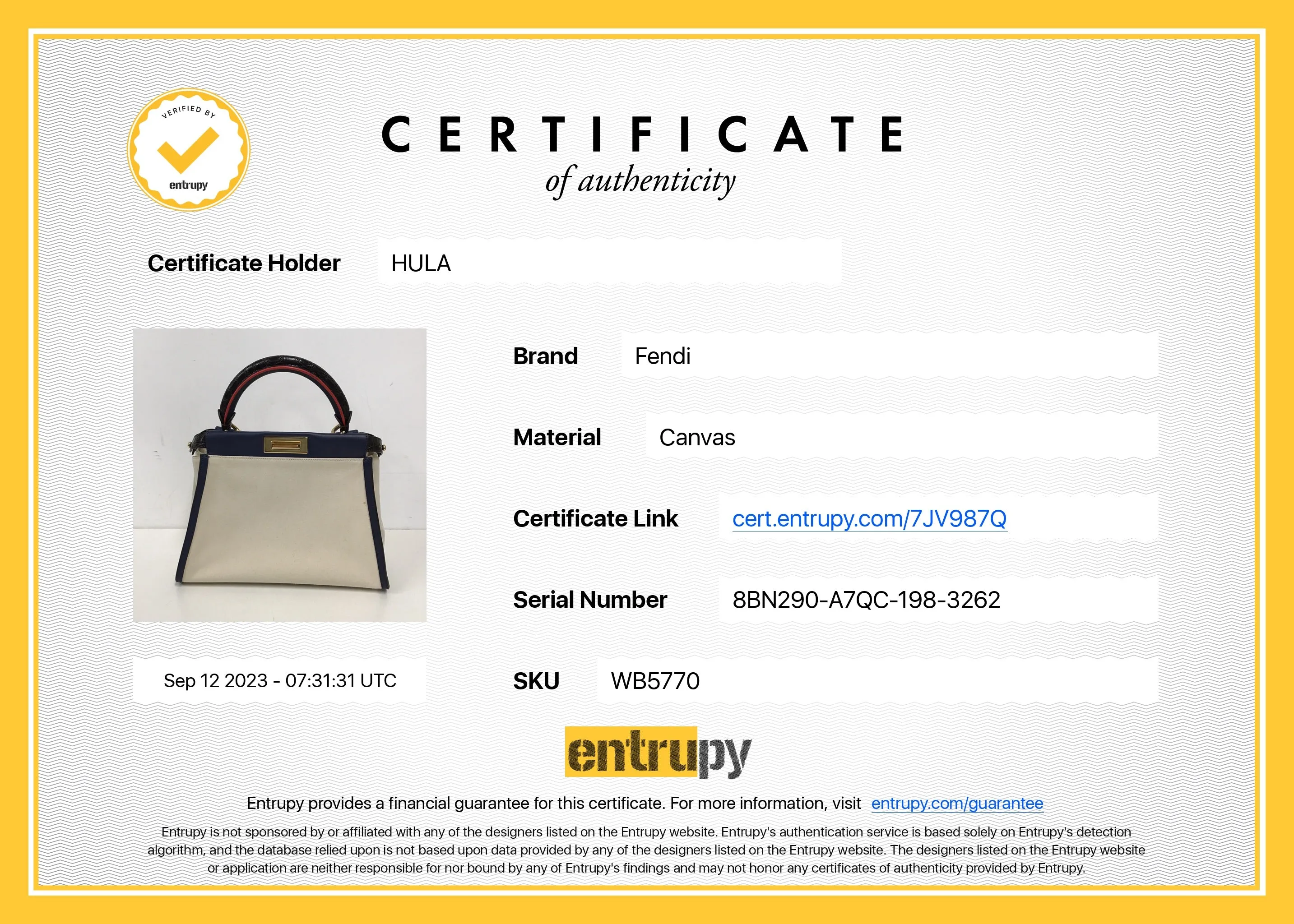 [WB5770] Fendi | Satchel
