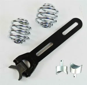 Weld On Spring Seat Mounting Hinge Springs Mounts Chopper Bobber Frame Harley cc