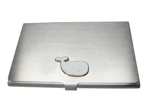 White Whale Business Card Holder