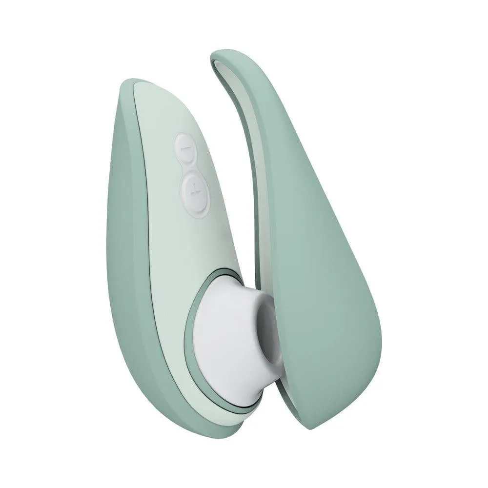Womanizer Liberty 2 Pleasure Air Travel Sized Clitoral Stimulator - Sage