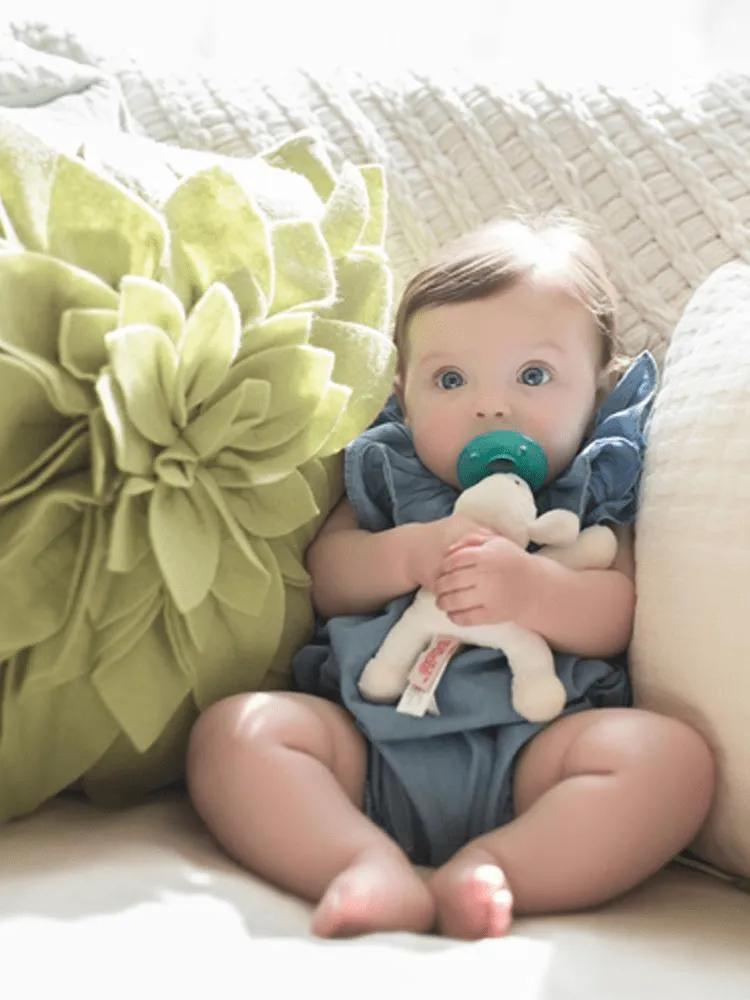 WubbaNub - Baby Lamb Dummy with Toy