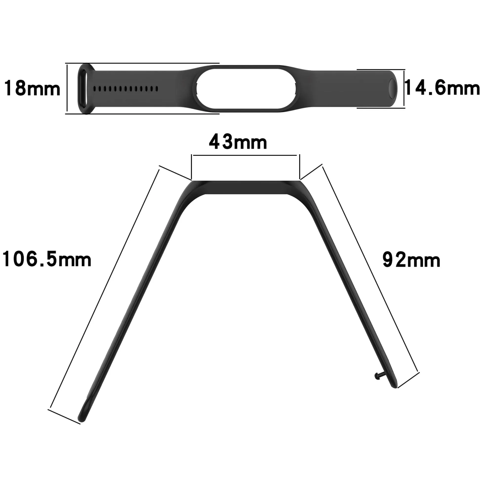 Xiaomi Mi Band 7 Replacement TPU Straps