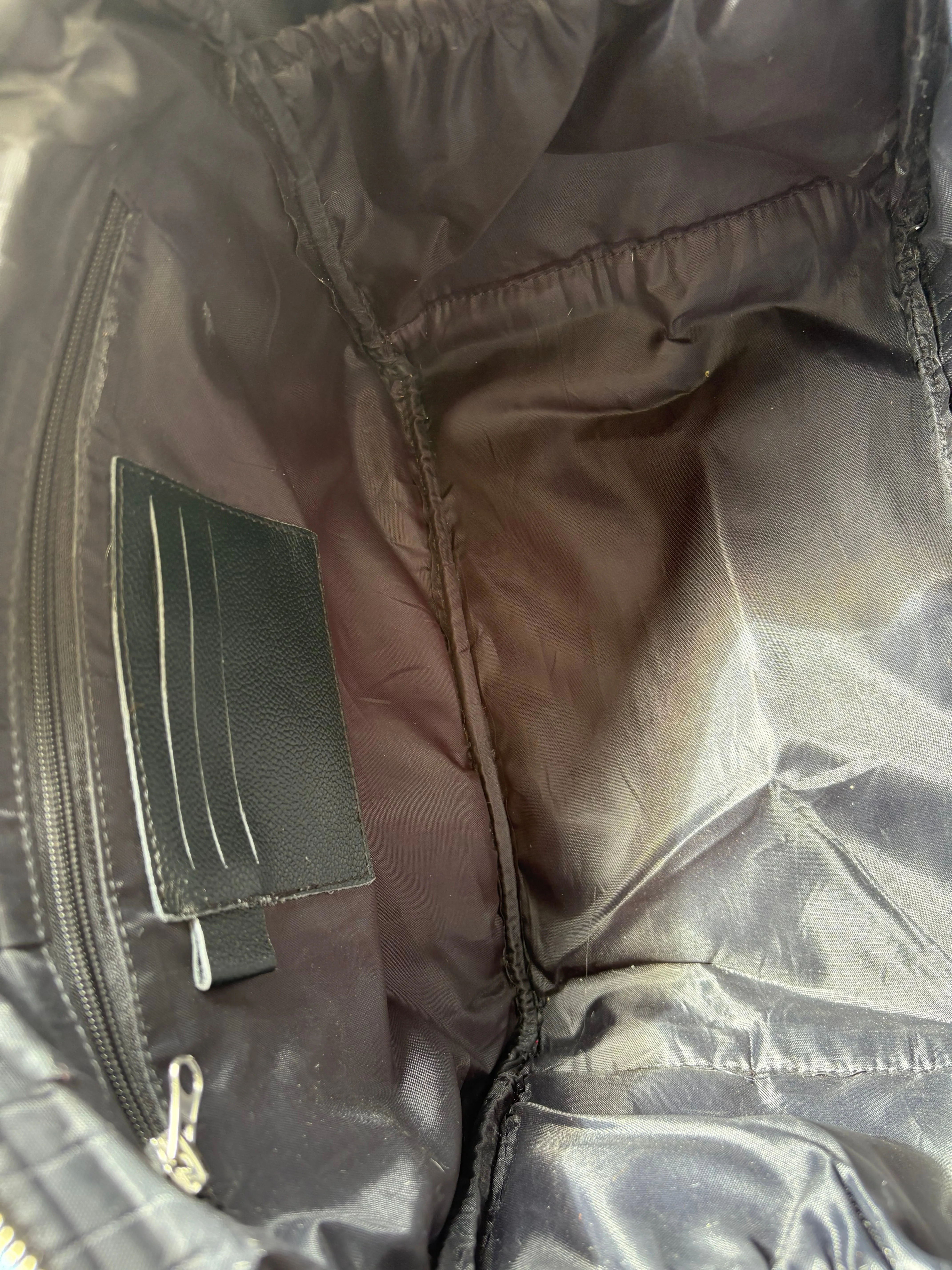 XL Cowhide   Black Leather Backpack