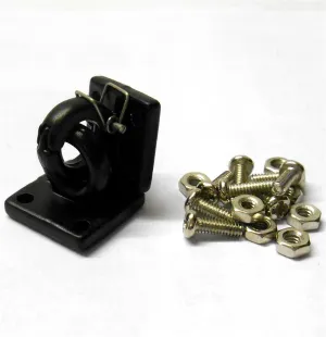 YA-0462B 1/10 RC Rock Crawler Heavy Duty Four Bolt Lunette Ring Tow Hook Black