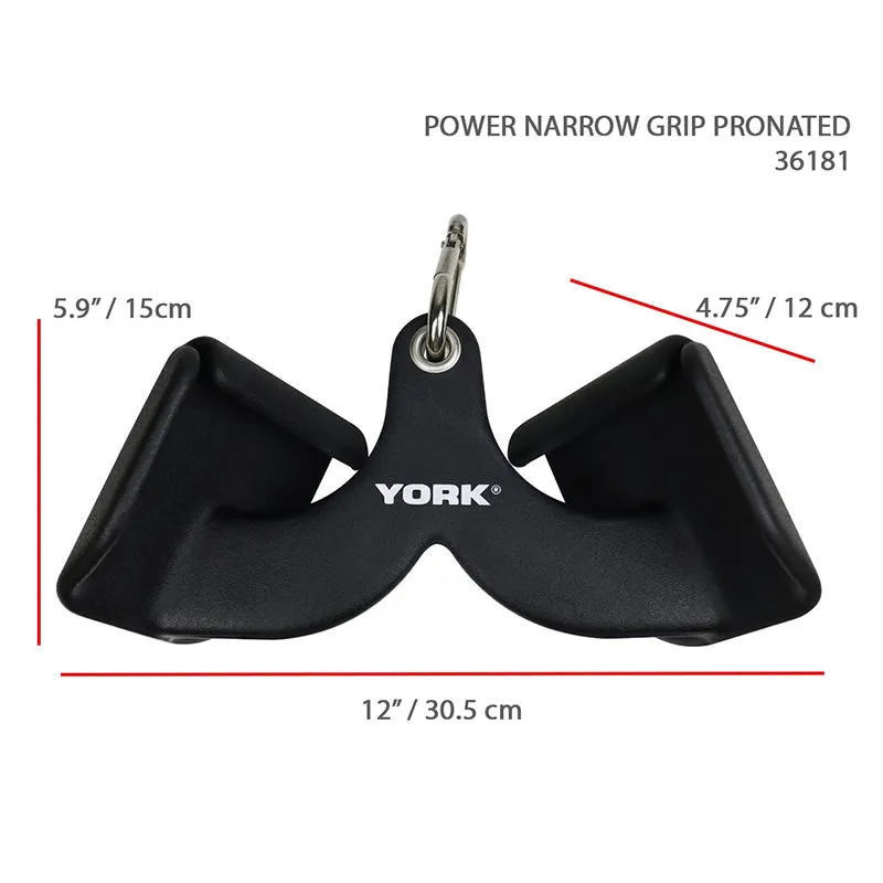 York Barbell | Power Grip Attachment - 5pc Set