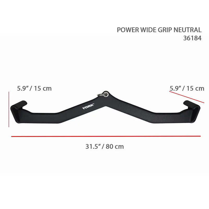 York Barbell | Power Grip Attachment - 5pc Set