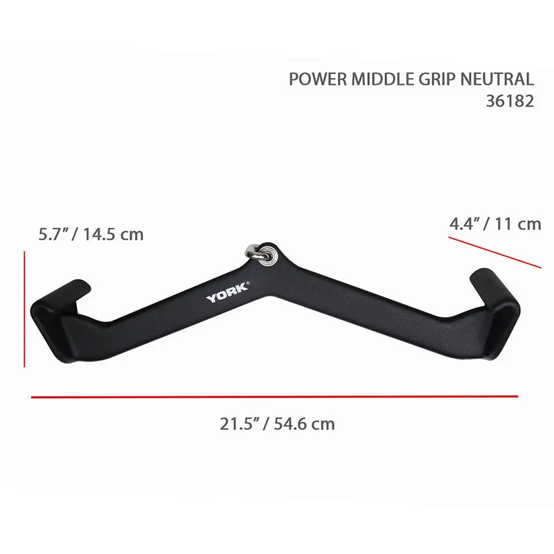 York Barbell | Power Grip Attachment - 5pc Set