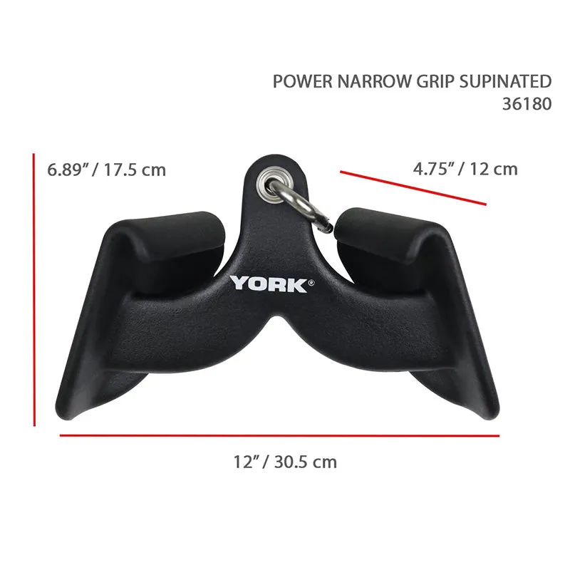 York Barbell | Power Grip Attachment - 5pc Set