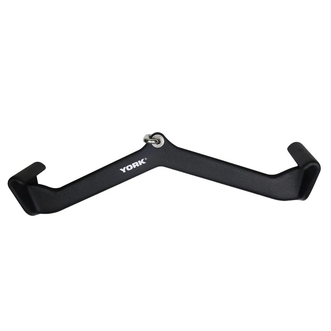 York Barbell | Power Middle Grip - Neutral Cable Attachment - 21.5"