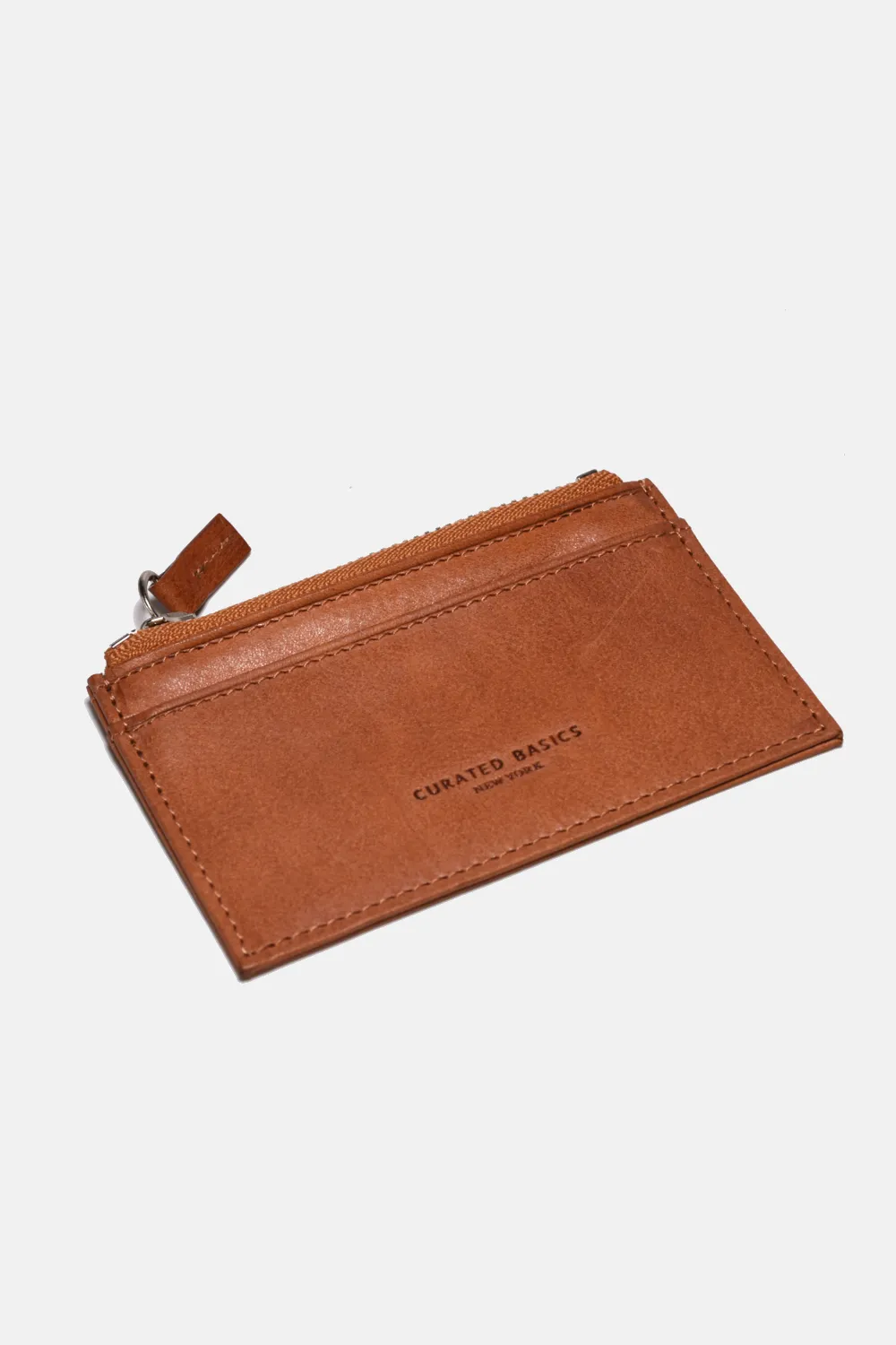 Zipper Leather Cardholder
